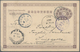 Japan - Ganzsachen: 1876/99, Lot Mostly Used And Some Mint Stationery (11 Inc. One Envelope) Inc. Ca - Ansichtskarten