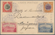 Lagerpost Tsingtau: Marugame, 1916, Ppc (4), Inc. Intercamp Card Inbound From Kurume With X-mas Gree - Deutsche Post In China