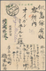 Lagerpost Tsingtau: Ninoshima, 1917/19, Collection Covers (2), Cards (7) And Photo: Money Letter Env - Deutsche Post In China