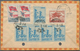 Delcampe - Korea-Nord: 1952/57, Covers (8) And Used Ppc (1) Mostly To East Germany But Also Czechoslovakia And - Korea (Nord-)