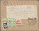 Delcampe - Korea-Nord: 1952/63 (ca.), Cut-outs From Commercial Mail To Sweden Inc. Front Or Part-front Covers ( - Korea (Nord-)