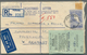 Malaiischer Bund: 1959/1960, Group Of Four Uprated Registered Stationery Envelopes 30c. Ultramarine, - Federation Of Malaya