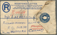 Nigeria: 1959/1960, Group Of Six Uprated Registered Stationery Envelopes Of Various Issues, Sent To - Nigeria (...-1960)