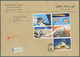 Schardscha / Sharjah: 1972, SPACE, Group Of 19 Covers Addressed To USA, Bearing Atractive Thematic F - Sharjah