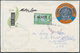 Delcampe - Tonga: 1923/70, Covers (8, Inc. Tin-can Mail X5, 1934/35 And 1968/69), 1900 Reg. Stationery (uprate - Tonga (...-1970)