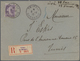 Delcampe - Tunesien: 1855/1930 (ca.), Unusual Accumulation With 16 Covers And Used Postal Stationeries With Man - Briefe U. Dokumente