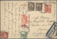 Delcampe - Tunesien: 1855/1930 (ca.), Unusual Accumulation With 16 Covers And Used Postal Stationeries With Man - Briefe U. Dokumente