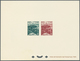 Delcampe - Tunesien: 1956, Definitves "Tourism" (Views O Tunisia), 50c. To 75fr., Set Of 17 Epreuve De Luxe And - Briefe U. Dokumente