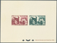 Delcampe - Tunesien: 1956, Definitves "Tourism" (Views O Tunisia), 50c. To 75fr., Set Of 17 Epreuve De Luxe And - Briefe U. Dokumente