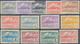 Uruguay: 1939/1944, Airmails ‚airplane Over Bullock Carriage‘ Complete Set Of 13 In A Lot With 30 Se - Uruguay