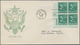 Delcampe - Vereinigte Staaten Von Amerika: 1941/1942: 116 Good FDC, Many Plate Blocks, All FDC Are With Borders - Briefe U. Dokumente