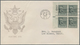 Delcampe - Vereinigte Staaten Von Amerika: 1941/1942: 116 Good FDC, Many Plate Blocks, All FDC Are With Borders - Briefe U. Dokumente