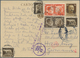 Alle Welt: 1860/1940 (ca.), Lot Of 47 Covers/cards/stationeries, Incl. Airmail, Ship Mail, Uprated S - Sammlungen (ohne Album)