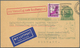 Alle Welt: 1910/58, Covers (11) Inc. China (5), Liechtenstein, Germany/US Catapult Airmail, Lati Cov - Sammlungen (ohne Album)