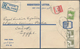 Alle Welt: 1910's-1930's (c.), Assortment Of More Than 80 Covers, Post Cards And Postal Stationery I - Sammlungen (ohne Album)