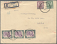 Asien: 1924/1949, Interesting Group Of 8 Covers, Comprising 1930s India Airmail Covers, 1945 Envelop - Sonstige - Asien