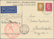 Ballonpost: 1927/1955, Lot Of 26 Balloon Mail Covers/cards, Mainly Europe Incl. Germany, E.g. 1927 S - Fesselballons