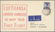 Delcampe - Flugpost Deutschland: 1955/1963, Lufthansa-Erstflüge, Sammlung Von Ca. 310 Augenscheinlich Nur Versc - Airmail & Zeppelin