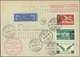 Flugpost Europa: 1926/1955, Partie Mit 19 Schweizer Flugpostbriefen, Karten Und Ganzsachen, Augensch - Europe (Other)