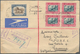 Flugpost Übersee: 1932/1939, Group Of Five Airmail Cover (incl. Four 1st Flights): Capetown 27.1.32 - Otros & Sin Clasificación