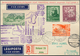 Delcampe - Flugpost Alle Welt: 1918/1954, Mainly Before 1945, Collection Of More Than 340 Airmail Cover/cards, - Sonstige & Ohne Zuordnung