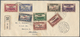 Delcampe - Flugpost Alle Welt: 1918/1954, Mainly Before 1945, Collection Of More Than 340 Airmail Cover/cards, - Sonstige & Ohne Zuordnung