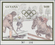 Thematik: Olympische Spiele / Olympic Games: 1993, Guyana. Complete Set Of 5 Times 2 GOLD And SILVER - Altri & Non Classificati