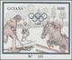 Thematik: Olympische Spiele / Olympic Games: 1993, Guyana. Complete Set Of 5 Times 2 GOLD And SILVER - Sonstige & Ohne Zuordnung