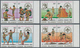 Thematik: Pfadfinder / Boy Scouts: 1983, COOK ISLANDS: World Jamboree Complete Set Of Eight In Four - Sonstige & Ohne Zuordnung