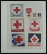 Delcampe - Thematik: Rotes Kreuz / Red Cross: Beautiful Lot Red Cross Cinderellas In Album. Lot Contains Very M - Rotes Kreuz