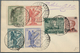 Ägäische Inseln: 1917/1928, Italy Used In The Aegean, Lot Of Six Pieces And One Cover With Italian F - Aegean