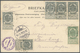Belgien: 1849 - 1907, Schöne Partie Von über 60 Belegen, Briefe, Einige Briefvorderseiten Und Ganzsa - Sammlungen