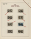 Belgien: 1851/1854, 10c. Brown And 20c. Blue, Study Of 36 Used Pairs (horiz. And Vertical), Fresh Co - Sammlungen