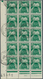 Frankreich - Portomarken: 1953, Postage Due 100fr. Green 'wheat' Lot Of 100 Stamps In Larger Blocks - 1859-1959 Briefe & Dokumente