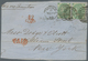 Großbritannien: 1863/1866, Assortment Of 28 Fronts/large Fragments Addressed To New York, Franked Wi - Andere & Zonder Classificatie