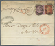 Großbritannien: 1868/1871, Assortment Of 59 Fronts/large Fragments Mainly Addressed To New York, Fra - Sonstige & Ohne Zuordnung