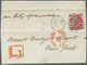 Großbritannien: 1870/1872, Assortment Of 73 Fronts Addressed To New York, Franked With 76 Copies Of - Sonstige & Ohne Zuordnung