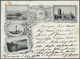 Delcampe - Großbritannien: 1898/1955, 96 Early Picture Postcards, Many From 1898 In Co Called "small Size" With - Sonstige & Ohne Zuordnung