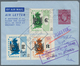 Großbritannien - Ganzsachen: 1945/1998 (ca.), Collection With About 175 Used Airletters And AEROGRAM - Sonstige & Ohne Zuordnung