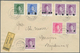 Jugoslawien: 1919, Lot Of 13 Covers Mainly Bearing Overprint Stamps, Incl. Registered And Express Ma - Lettres & Documents