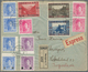 Jugoslawien: 1919, Lot Of 13 Covers Mainly Bearing Overprint Stamps, Incl. Registered And Express Ma - Briefe U. Dokumente