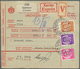 Jugoslawien: 1938/1941 (ca.), Unglaublicher Bestand Von Ca. 1.800 Paketkarten Mit Sehr Vielen Unters - Briefe U. Dokumente