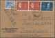 Jugoslawien: 1943/1951, Lot Of 20 Documents With Better Frankings And Use E.g. Registered, Airmail, - Briefe U. Dokumente