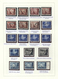 Kroatien: 1941, Landscapes 58 Stamped Stamps On 4 Album Pages. 0.25K, 0.50K, 0.75K, 2K, 7K In Vertic - Kroatien