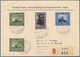 Delcampe - Liechtenstein: 1948/1954, Partie Von 28 (meist Verschiedenen) Besseren FDCs, Etliche Per Einschreibe - Verzamelingen