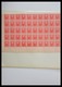 Delcampe - Luxemburg: 1891-1893: Lot MNH Sheets And Sheetparts Of Luxembourg 1891-1893, 10 Cents Till 1 Frank, - Other & Unclassified