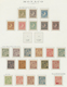 Monaco: 1885-1922, Unused/mint Never Hinged Collection On Printed Forms, As Well 1 C. To 75 C. Posta - Ungebraucht