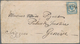 Delcampe - Montenegro: 1884/1893, Lot Of Six Entires: Five Covers Bearing Single Franking 10nkr. Blue To Geneve - Montenegro