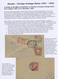 Russland: 1921/1922, Foreign Postage Rates, Collection Of 34 Covers/cards On Written Up Album Pages, - Covers & Documents