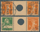 Delcampe - Schweiz: 1908-1930, ZUSAMMENDRUCKE UND BOGEN: Umfangreiche Kollektion Von 41 Kompletten Bogen (9 Zus - Sammlungen